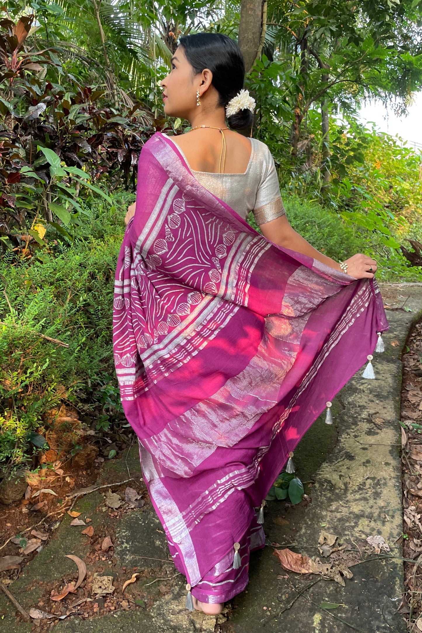 Conchas Purple • Linen