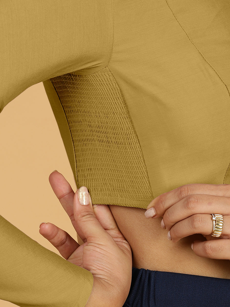 Jaya Blouse in Dijon Mustard