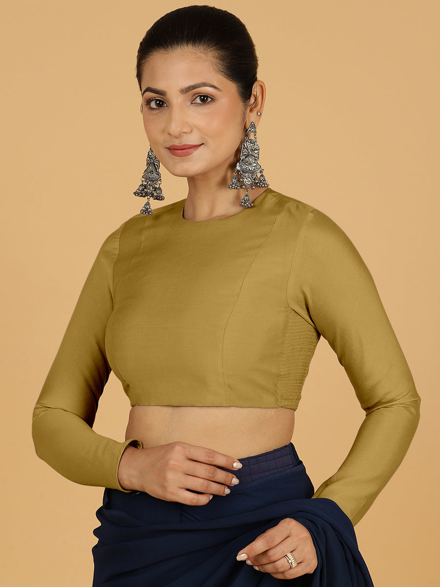 Jaya Blouse in Dijon Mustard