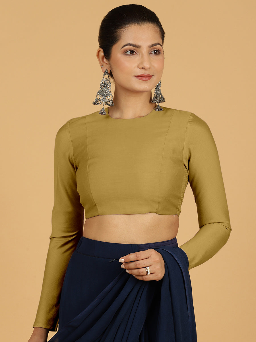 Jaya Blouse in Dijon Mustard