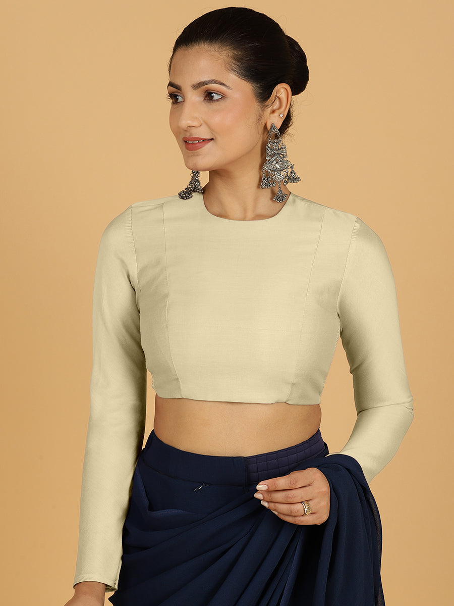 Jaya Blouse in Ivory