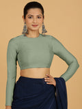 Jaya Blouse in Mint Green