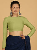 Jaya Blouse in Pista Green