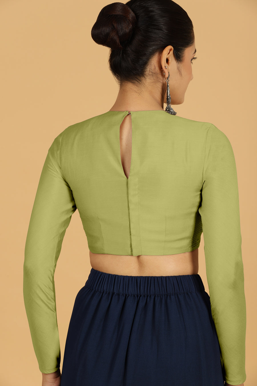 Jaya Blouse in Pista Green
