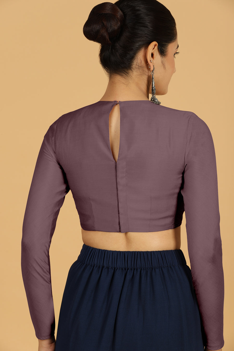 Jaya Blouse in Purple Mauve