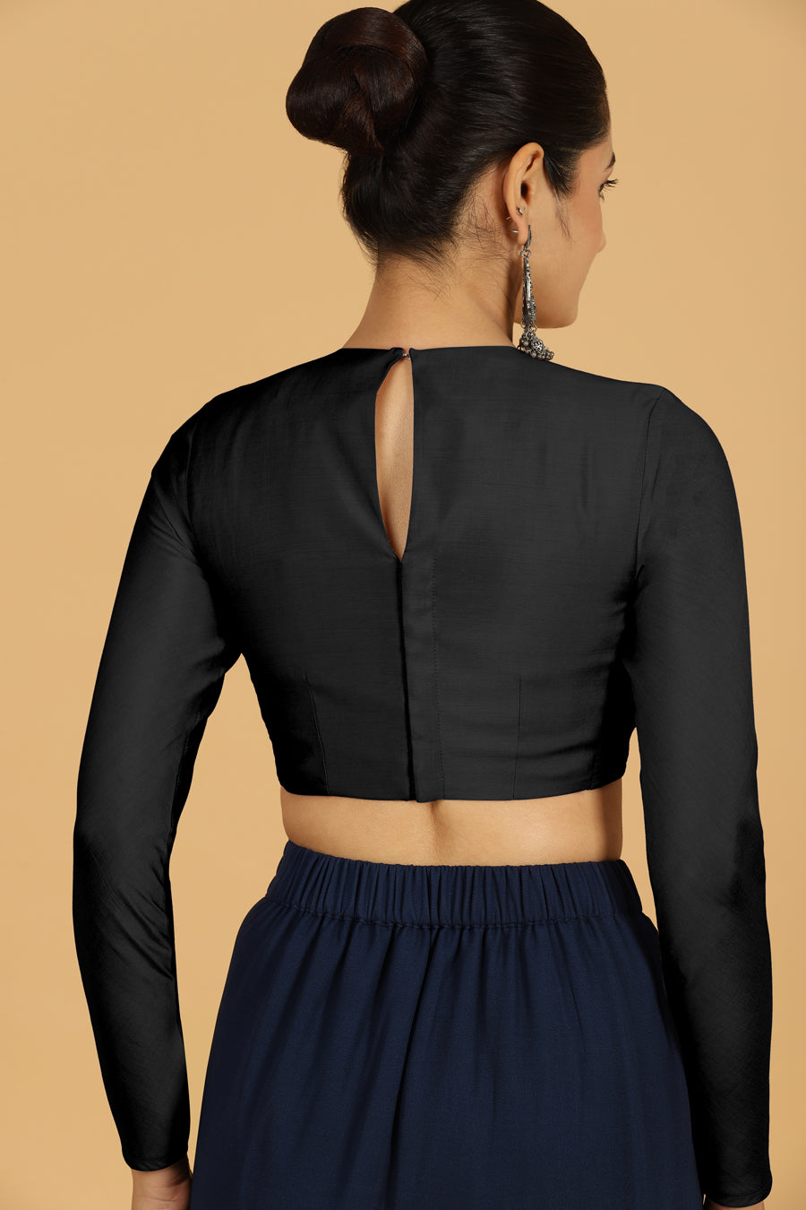 Jaya Blouse in Raven Black