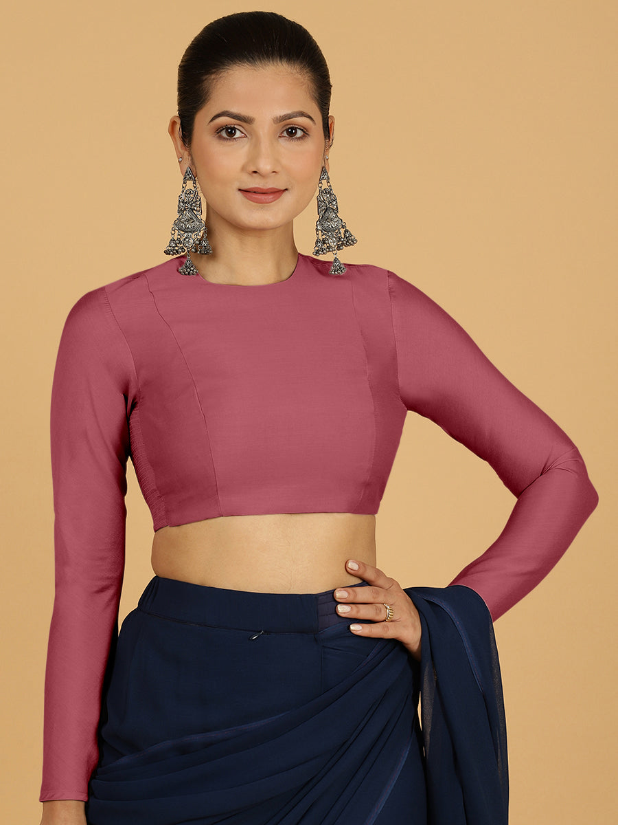 Jaya Blouse in Rose Pink