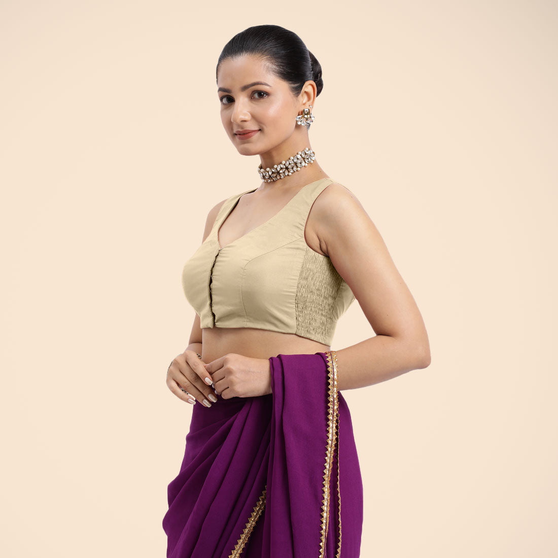 Nazia Blouse in Cream