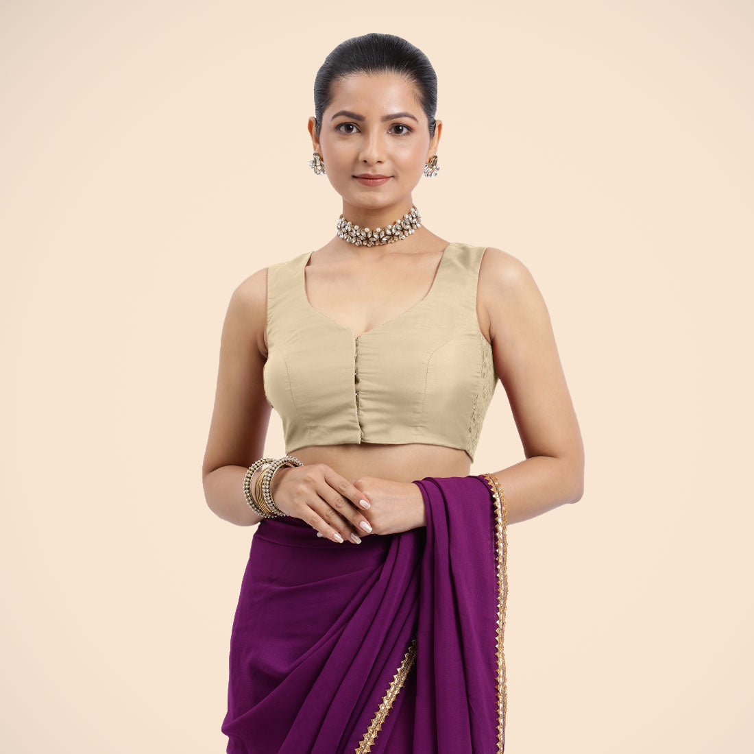 Nazia Blouse in Cream