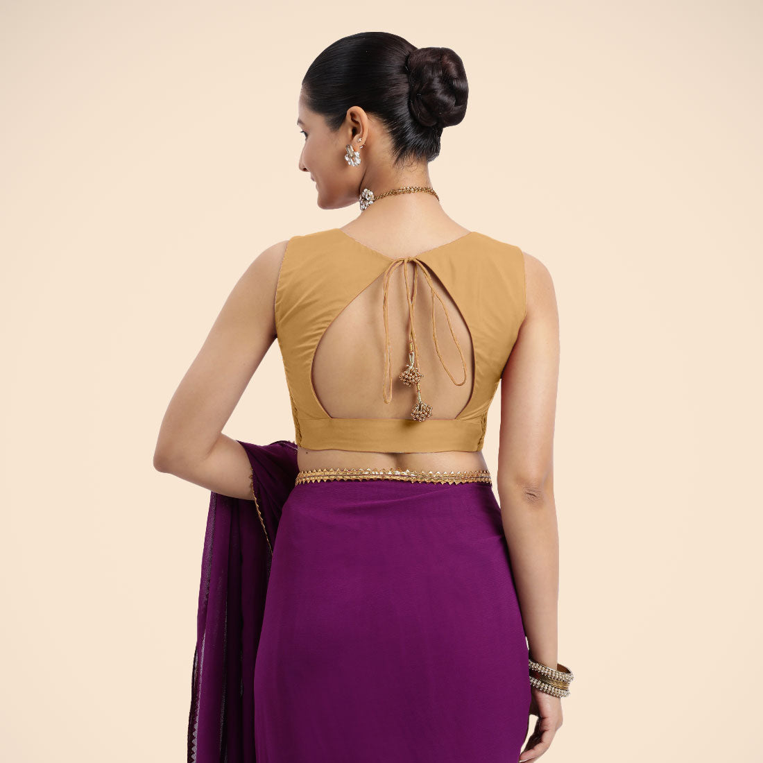 Nazia Blouse in Gold