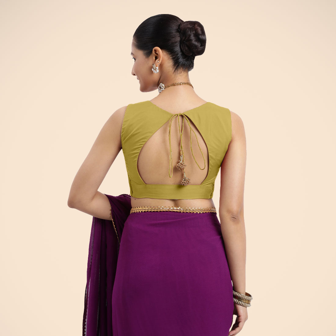 Nazia Blouse in Lemon Yellow