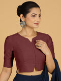 Rekha Blouse in Deep Maroon