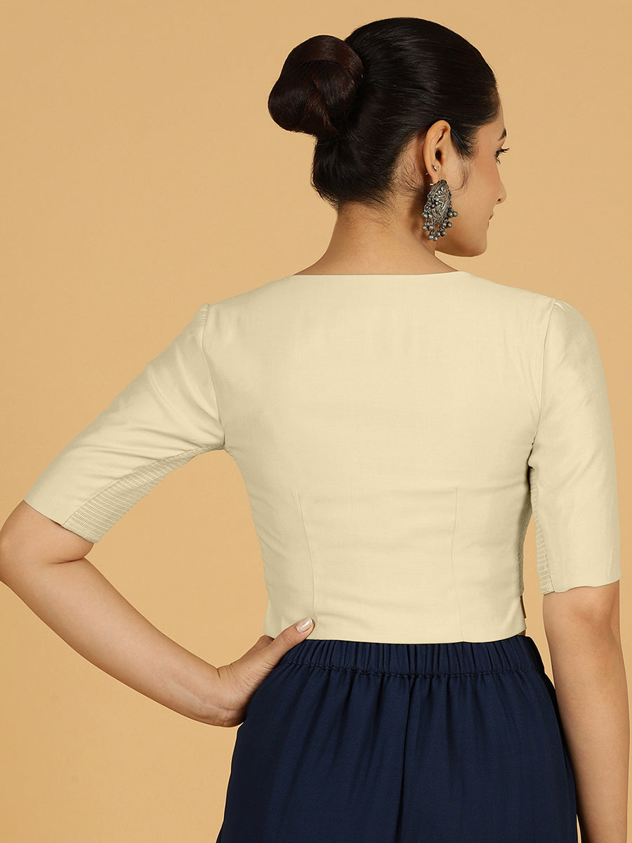 Rekha Blouse in Ivory
