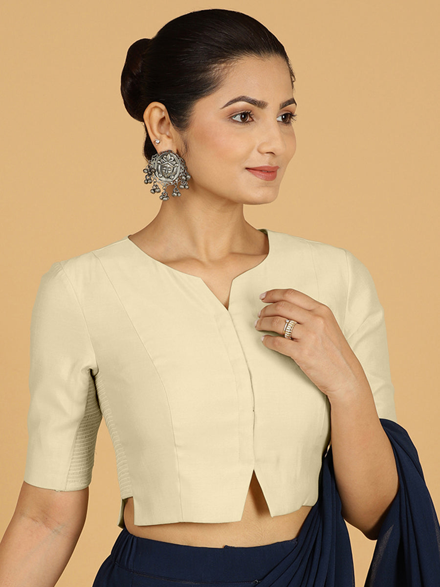 Rekha Blouse in Ivory