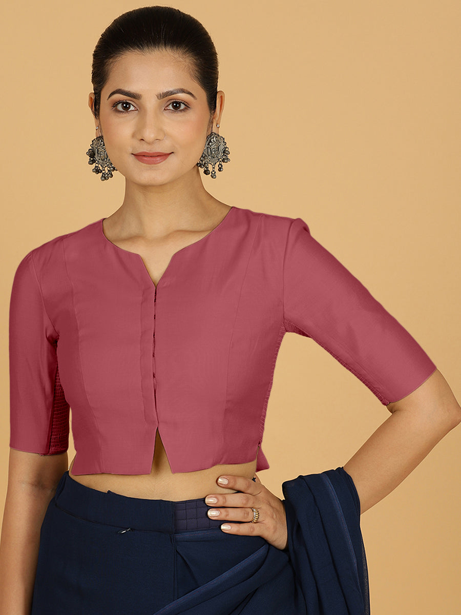 Rekha Blouse in Rose Pink