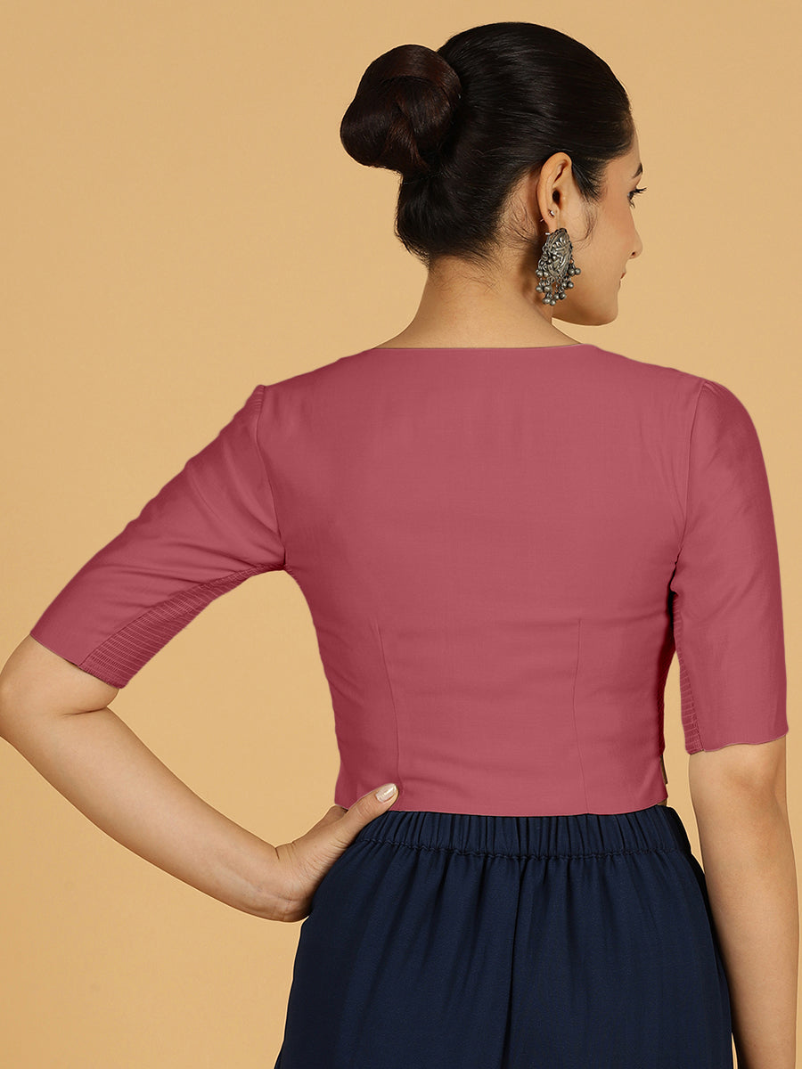 Rekha Blouse in Rose Pink