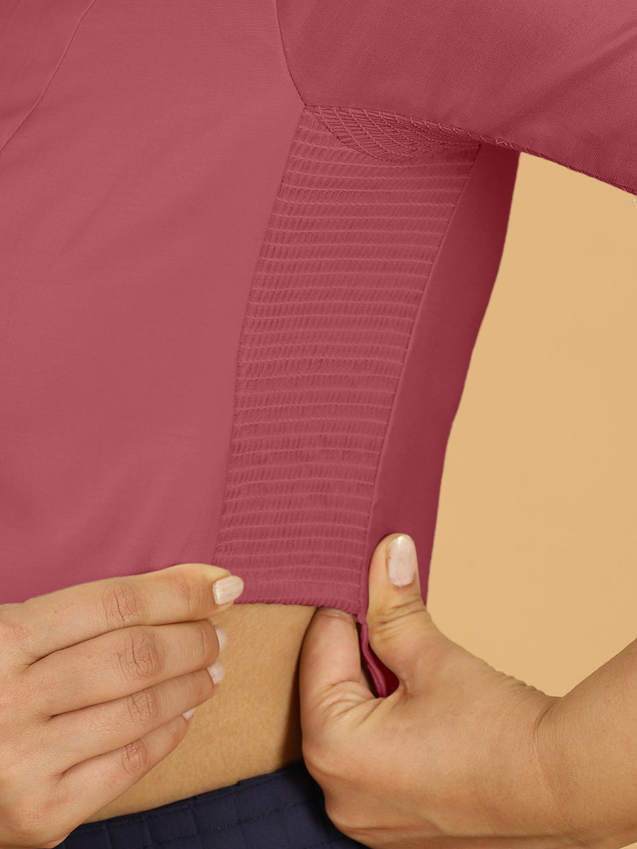 Rekha Blouse in Rose Pink