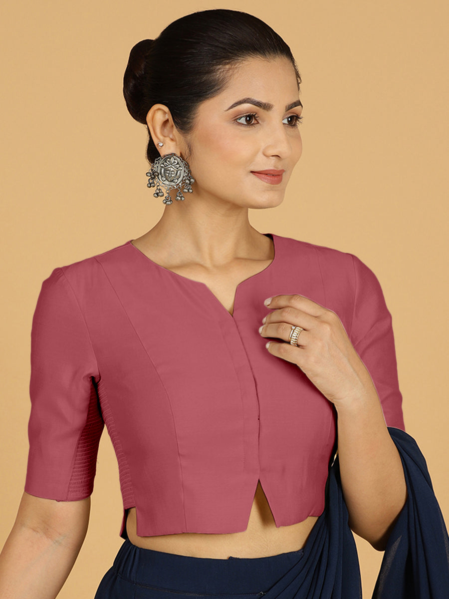 Rekha Blouse in Rose Pink