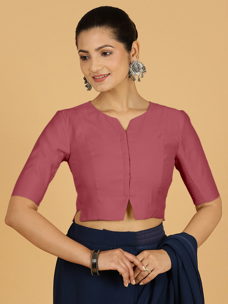 Rekha Blouse in Rose Pink