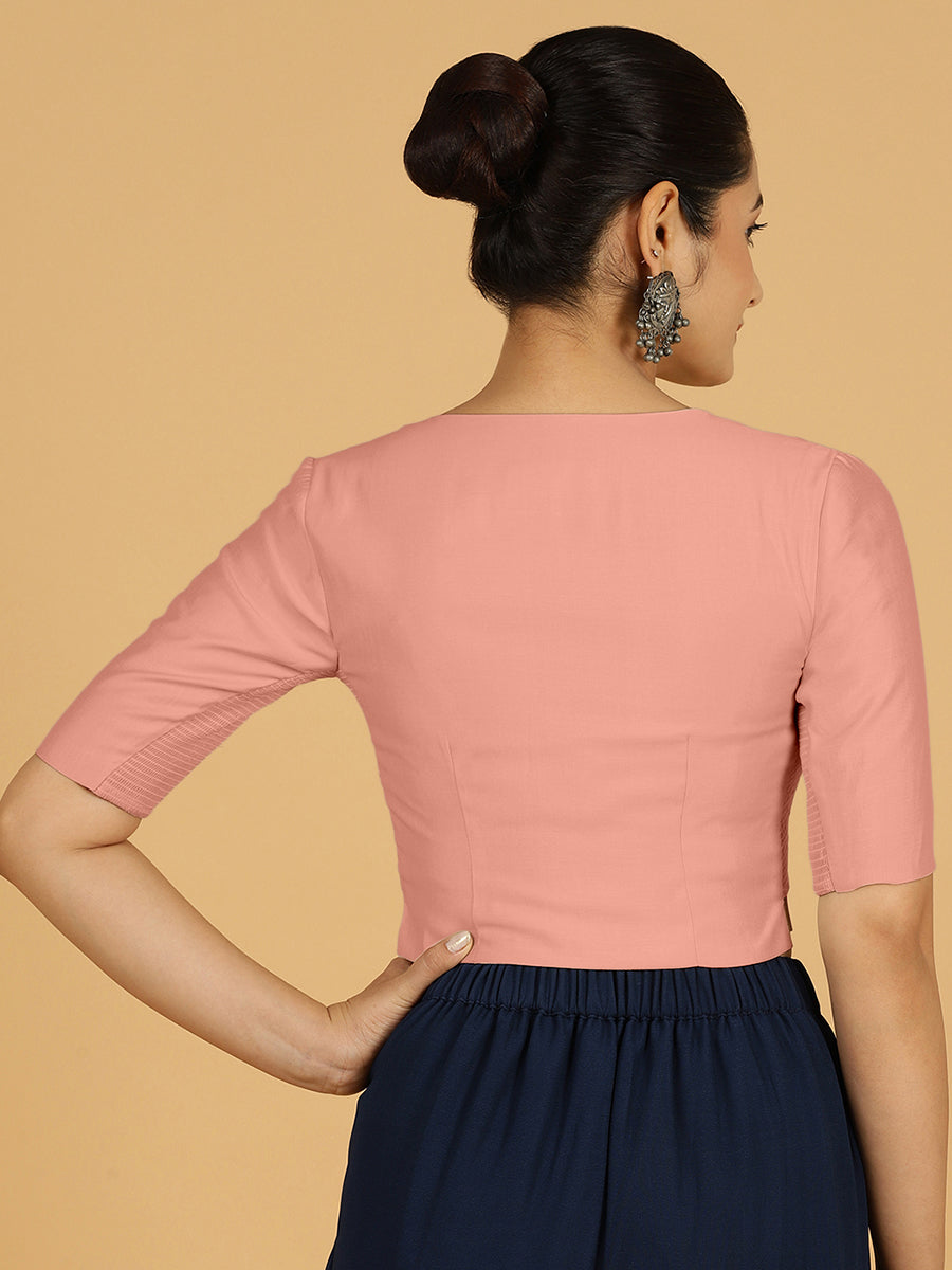 Rekha Blouse in Sea Pink