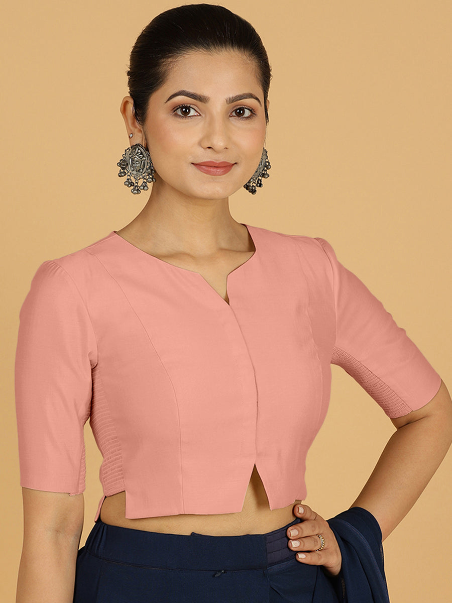 Rekha Blouse in Sea Pink