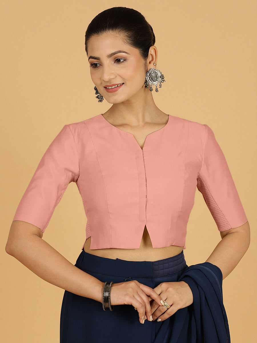 Rekha Blouse in Sea Pink