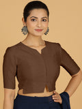 Rekha Blouse in Walnut Brown