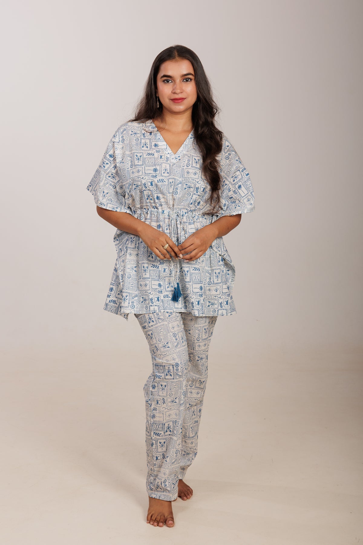 Baazaar Kaftan Co-ord Cotton Set