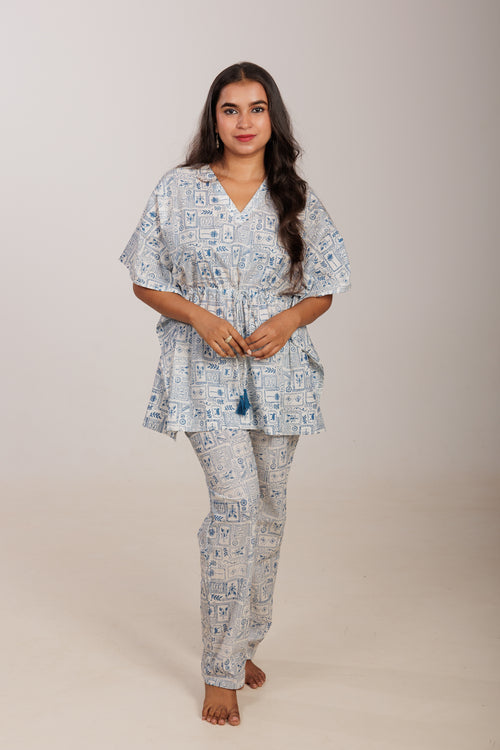 Baazaar Kaftan Co-ord Cotton Set