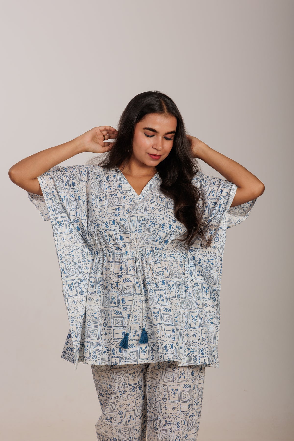 Baazaar Kaftan Co-ord Cotton Set