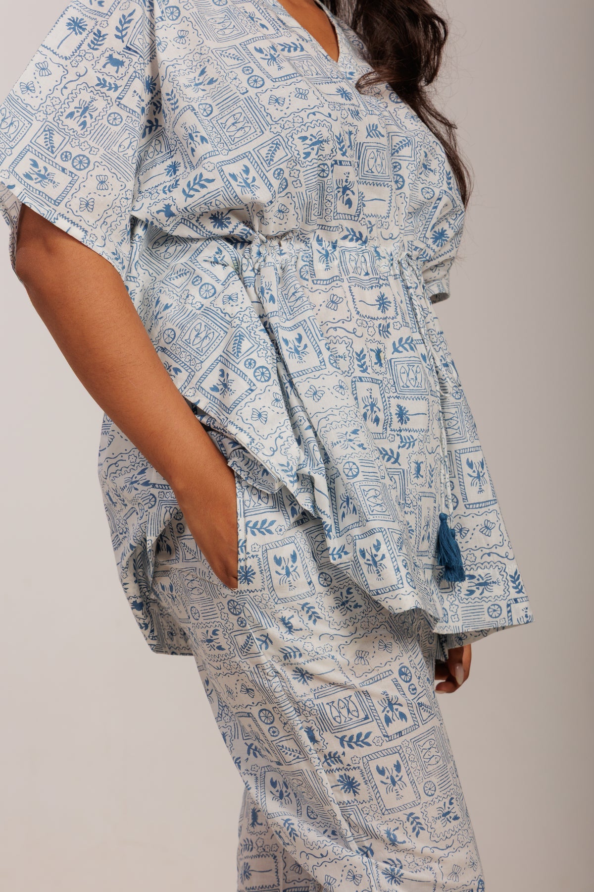 Baazaar Kaftan Co-ord Cotton Set