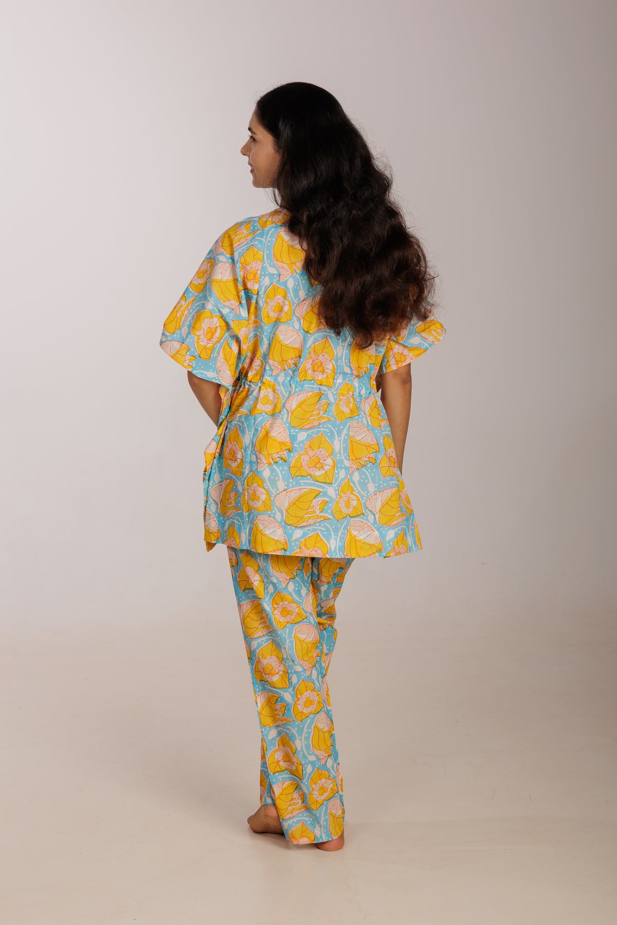 Bougainvillea Kaftan Co-ord Cotton Set