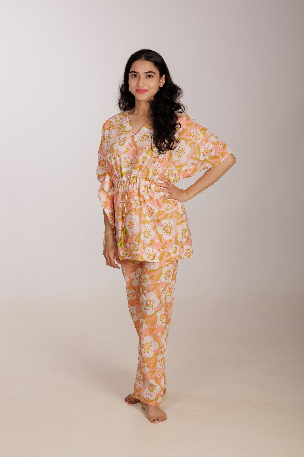 Gul Kaftan Co-ord Cotton Set