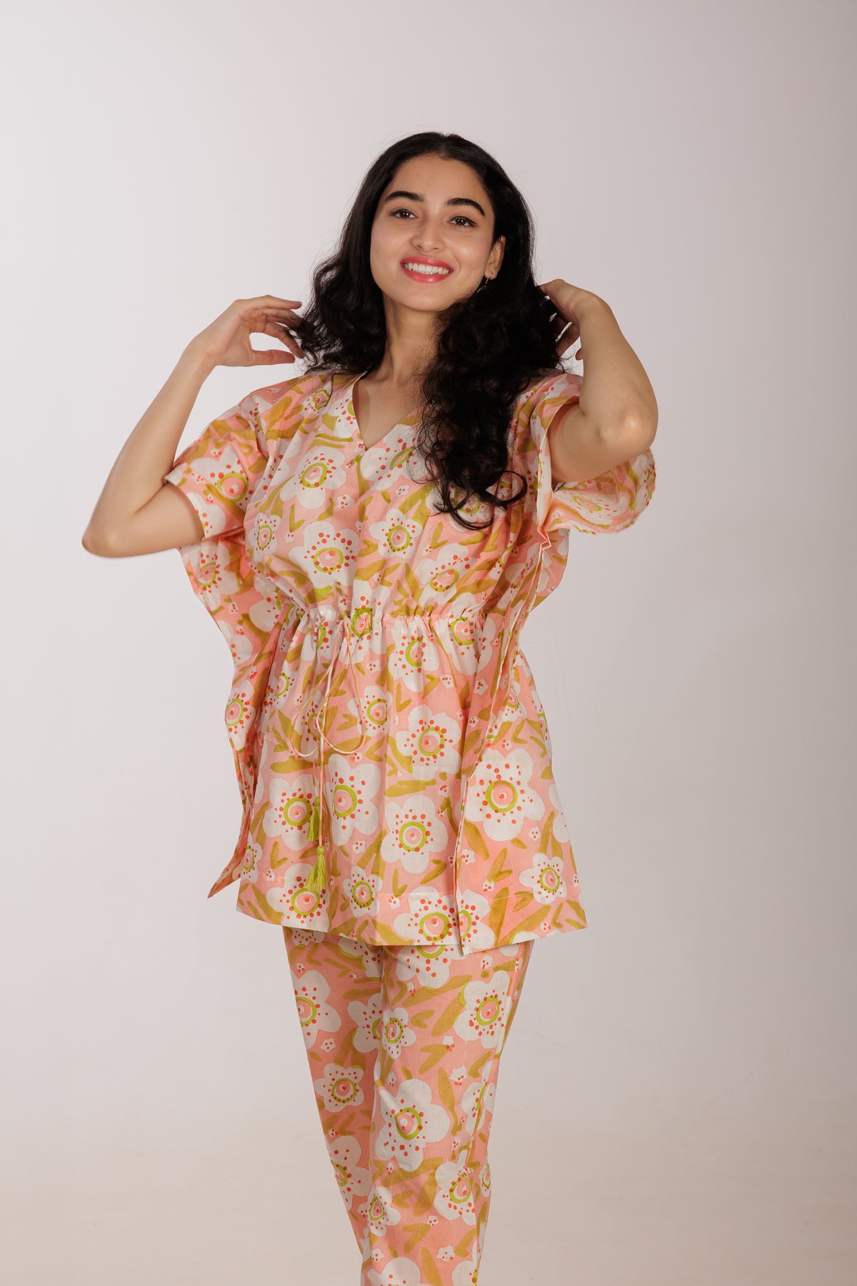 Gul Kaftan Co-ord Cotton Set