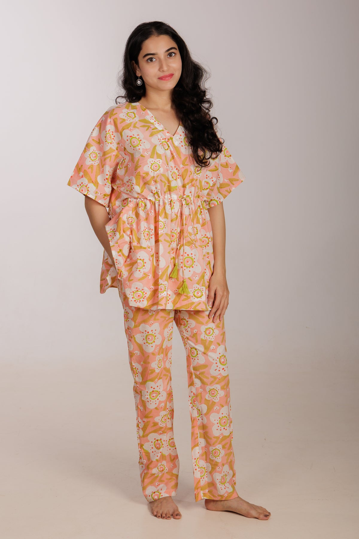 Gul Kaftan Co-ord Cotton Set