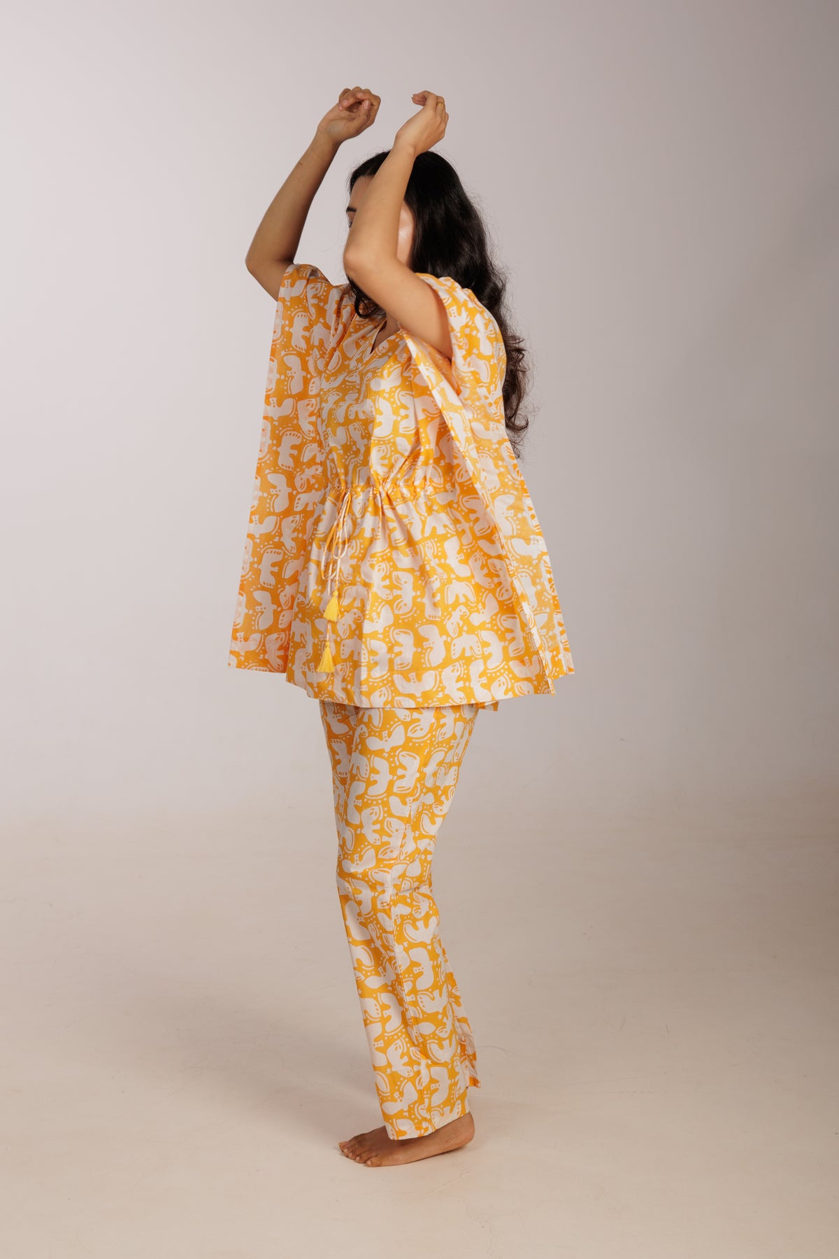 Vedi Vakdi Kaftan Co-ord Cotton Set