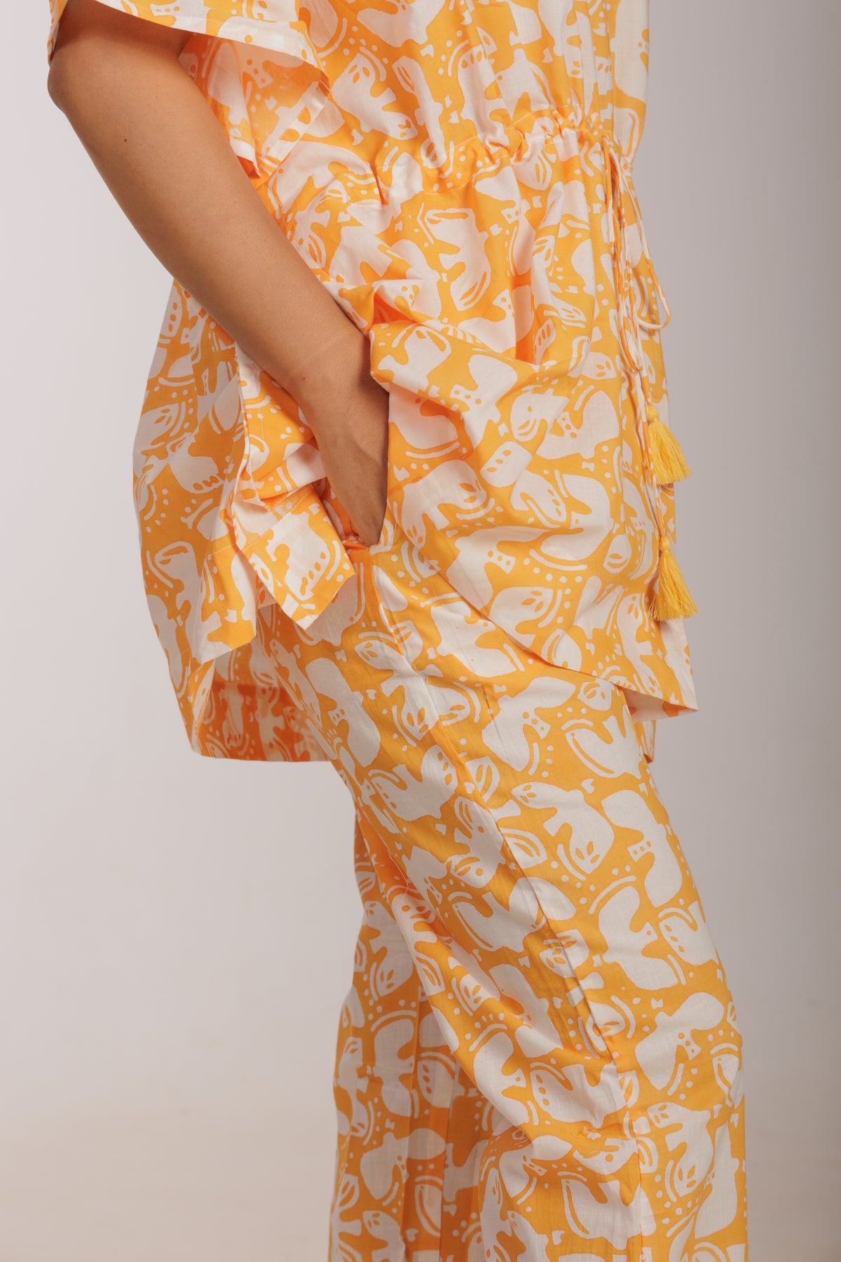 Vedi Vakdi Kaftan Co-ord Cotton Set