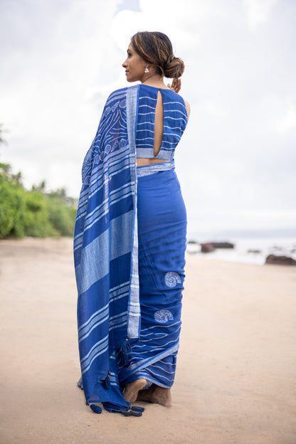 Conchas Blue ~ Linen