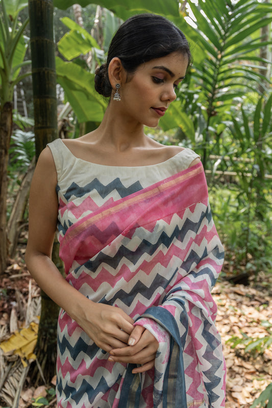 Sheem Blue • Chanderi Silk
